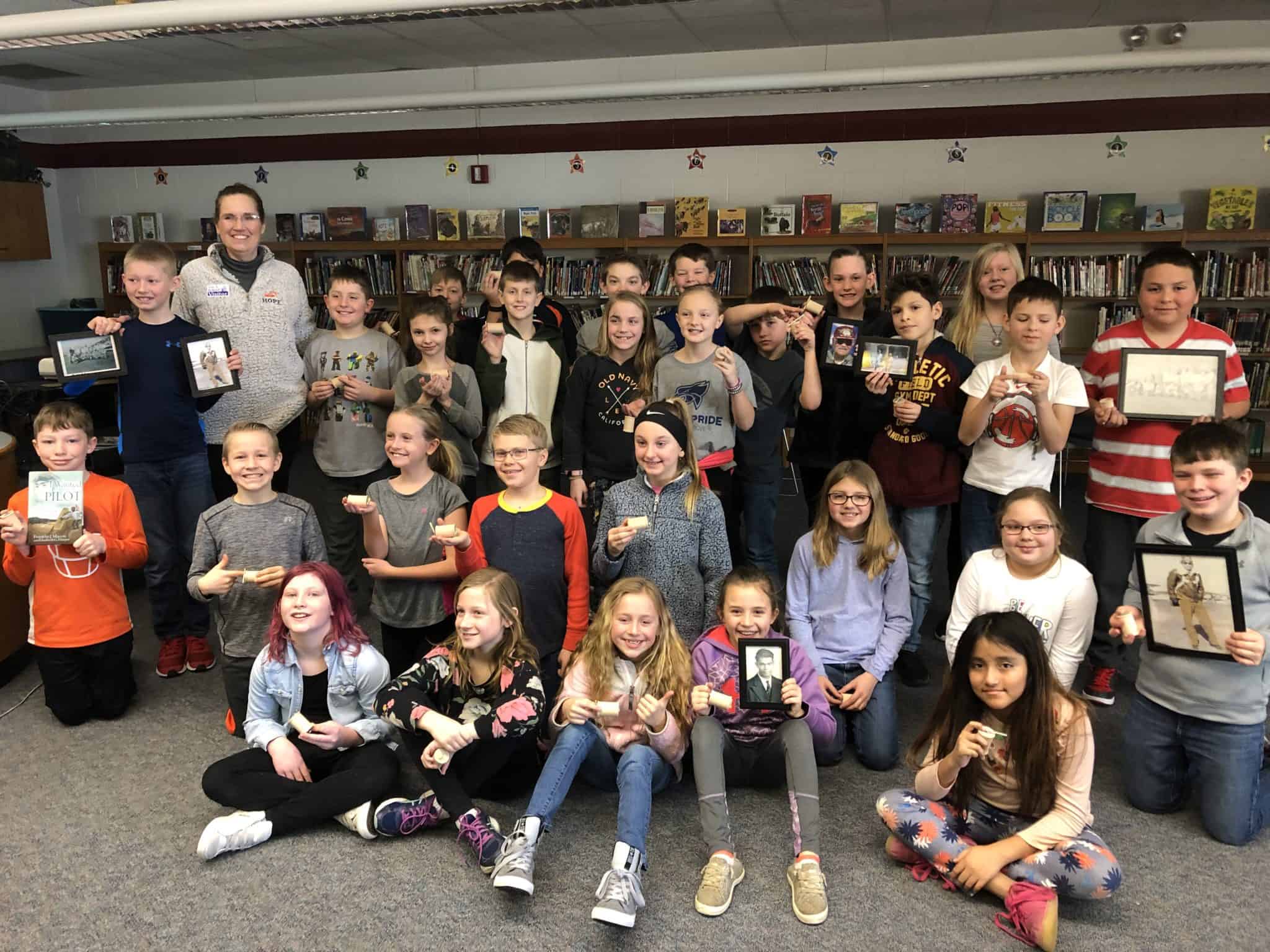 Frank’s Visit with Forest Grove Elementary School Franklin J. Macon